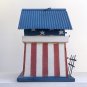 Rustic / Primitive Metal Patriotic Birdhouse