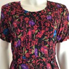 Betsy's Things Petites Floral Print Short Sleeve Long Rayon Dress - Size 12P Betsy's Things Petites Floral Print Short Sleeve Long Rayon Dress - Size 12P