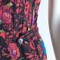 Betsy's Things Petites Floral Print Short Sleeve Long Rayon Dress - Size 12P