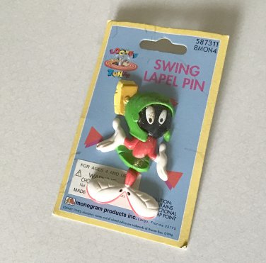 NOS 1996 Looney Tunes Swing Lapel Pin - Marvin the Martian