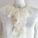 Vintage 1960s Victorian Lace Ruffle Blouse Vintage 1960s Victorian Lace Ruffle Blouse