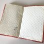 Vintage 1980s Flying Eagle Oriental Design Brocade Hardcover Book Journal T205