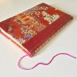 Vintage 1980s Flying Eagle Oriental Design Brocade Hardcover Book Journal T205
