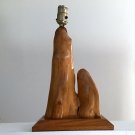 Vintage 50s Mid-Century Cypress Knee Table Lamp