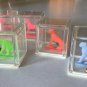 Vintage Kusan's Koo Zoo Rattle Block Toys - Set of 7