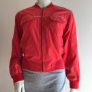 Vintage Claudia Romana Red Golf Jacket Size S