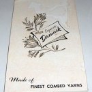 Vintage SunGlo Damask Regal Rose 62 x 104 Tablecloth & 12 Napkins