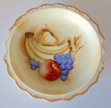 Vintage Enesco Japan Hand Painted Fruit Replacement Bowl Basin for Pitcher