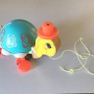 Vintage 1962 Fisher Price Tip Toe Turtle Pull Toy #773 Vintage 1962 Fisher Price Tip Toe Turtle Pull Toy #773