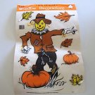 Vintage 1989 Classic Clings Non Adhesive Autumn Window Decorations - used