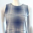 NWT Petite Sophisticate Geometric Sequin Stretch Tank Top #49381