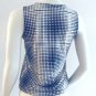 NWT Petite Sophisticate Geometric Sequin Stretch Tank Top #49381