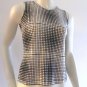 NWT Petite Sophisticate Geometric Sequin Stretch Tank Top #49381