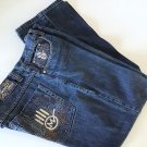 Miskeen Y2K Tribal Baggy Jeans Size W36 L32 - Embroidered Pockets
