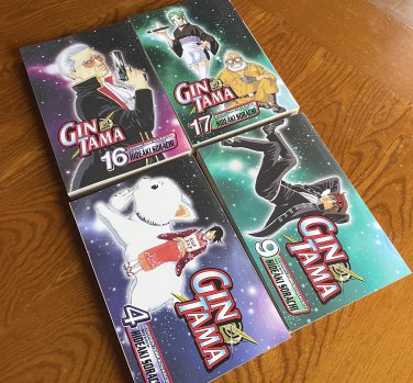 2008 Gin Tama by Hideaki Sorachi - Lot of 4 Volume Set Vols 4, 9, 16, & 17