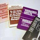 Vintage 1980s Novosti Press Soviet / Mikhail Gorbachev Booklet - Set of 4