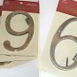 Gatehouse 5" Solid Zinc Antique Brass House Address Number NIP