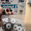 NOS Bel-Tree Corp Craft Animal Eyes 12mm Brown - Lot of 6 Packages NOS Bel-Tree Corp Craft Animal Eyes 12mm Brown - Lot of 6 Packages