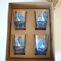 Vintage Souvenir Cape Cod Shot Glass Box Set of 4