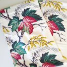 Vintage 40s-50s Tropical Leaves Barkcloth Fabric Panel Vintage 40s-50s Tropical Leaves Barkcloth Fabric Panel