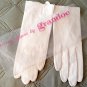 NOS Vintage Grandoe Luxury Gloves - Leather, White, Size 7
