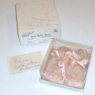1960s Mrs. Day's Ideal Baby Crib Shoes - Size 2 Pink