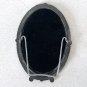 Vintage Mini Pewter Metal Table Frame - Oval