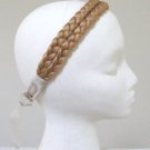 Vintage Blond Synthetic Hair Braided Plaited Headband MIJ Vintage Blond Synthetic Hair Braided Plaited Headband MIJ