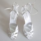 Vintage 1970s Garolini Womens White Strap Sandal Shoes Size 10 Vintage 1970s Garolini Womens White Strap Sandal Shoes Size 10