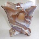 Vintage Imperial Glass Caramel Slag #133 Glass Candy Dish Vase circa 1960s Vintage Imperial Glass Caramel Slag #133 Glass Candy Dish Vase circa 1960s
