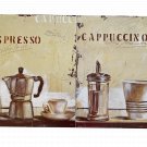 Platin Art GMBH Anna Flores Espresso Art Print /Posters - Set of 2