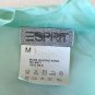 Vintage 1985 Esprit Sheer Silk Button Front Short Sleeve Shirt Size M