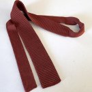 VINTAGE Rooster Cotton Lisle Knit Square End Necktie