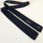 VINTAGE Brooks Brothers Silk Knit Square End Necktie - Black