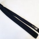 VINTAGE Jonathan Bennett Wool Knit Square End Necktie - Black VINTAGE Jonathan Bennett Wool Knit Square End Necktie - Black