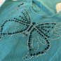 Y2K Bongo Stretch Boho Fairy Butterfly Stretch Tank Top - Size M/M