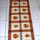 Vintage Wool Embroidered Hand Made in Poland Table Scarf  / Runner