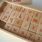 Pottery Barn Blocks  - Used Set in Wooden Storage Case