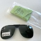 Polaroid Clip-on Rimless Aviator Sunglasses