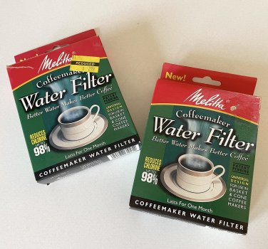NOS Melitta Coffeemaker Water Filter WF-1  - Set of 2