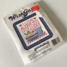 1988 Wise Guys "I love a man with dishpan hands" Counted Cross Stitch Kit