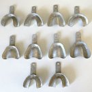 Vintage 1960s Bisco Dental Impression Trays / Molds - Set of 10