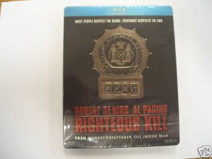 Righteous Kill Ltd ed Steelbook - De Niro New Blu-ray