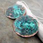 Hammered Copper Patina Earrings
