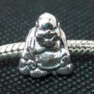 Buddha bead sterling silver