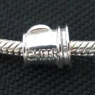 Cheer bead sterling silver