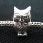 Owl bead sterling silver