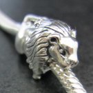 Leo bead sterling silver