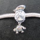 Donale Duck bead sterling silver