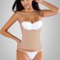 Topless Control Blouse, Thermal Reducer, Latex, Beige, XLarge